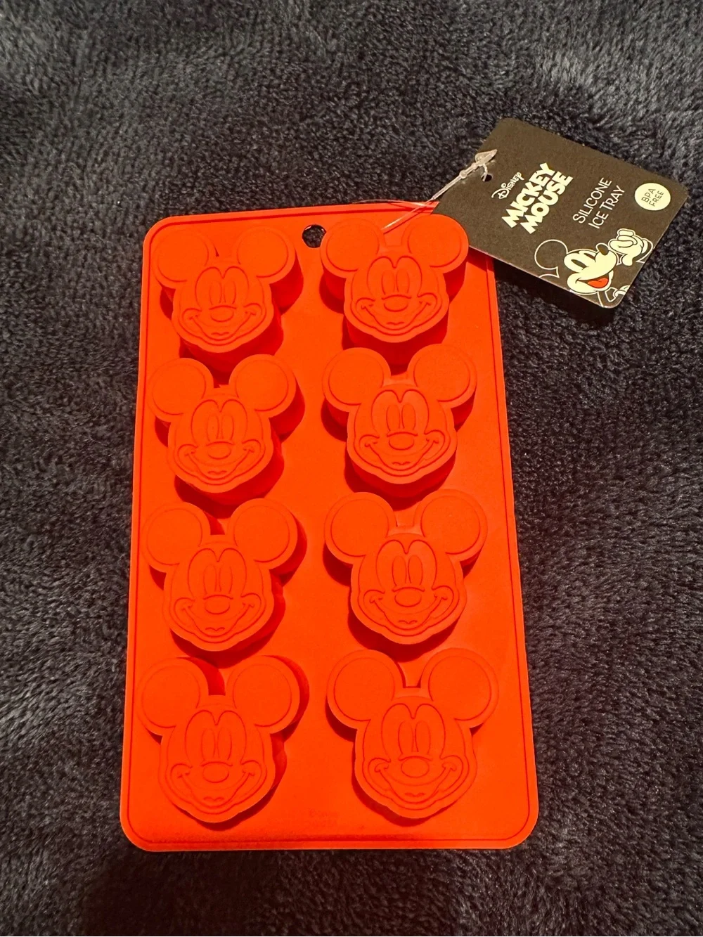 Disney Red Mickey Mouse Silicone Mold Ice Tray